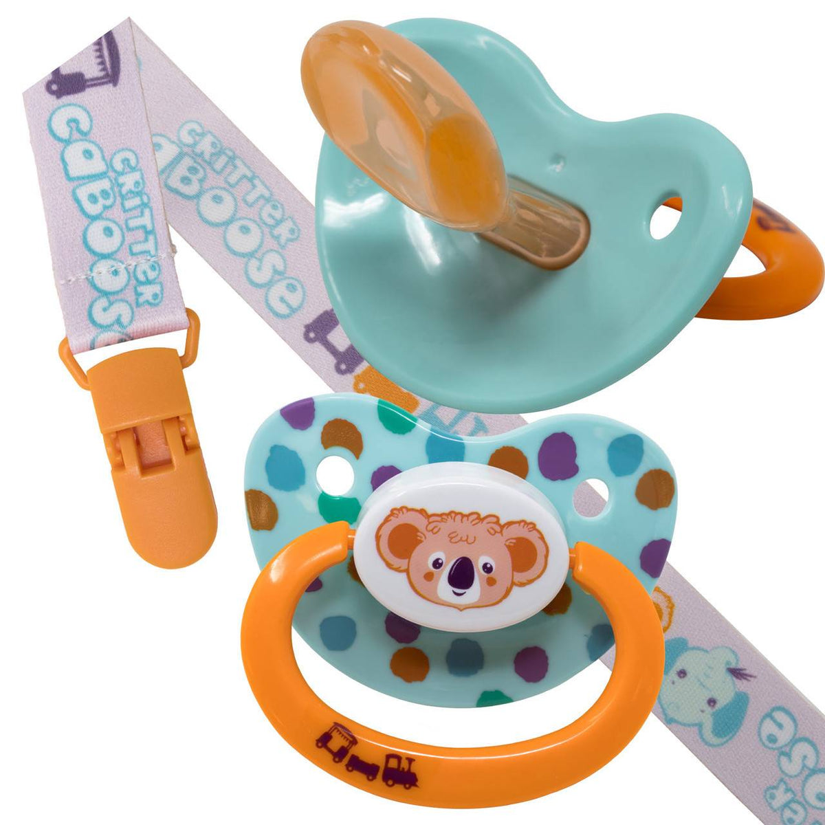 Rearz - Critter Caboose 2 Pacifiers and Clip Pack image 4