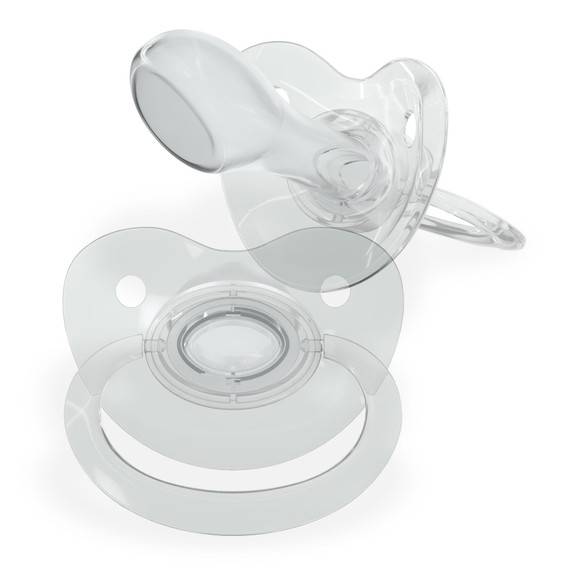 Rearz - Crystal Fixx Size 10 Adult Pacifier - Clear image