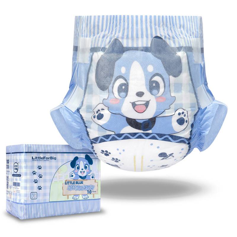 LFB - Little Blue BabyFur Adult Diapers image 1