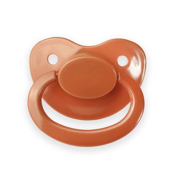 Rearz- Size 6 Adult Pacifier - Coffee image