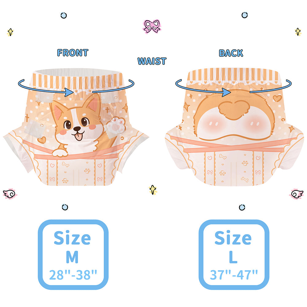 CutiePlusU - Give Me Five Corgi Adult Diapers