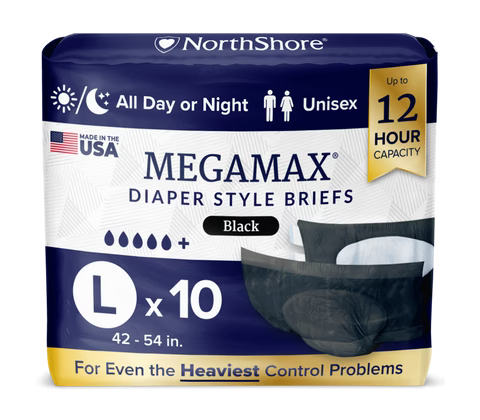 NorthShore - Megamax Tab Style Briefs - Black