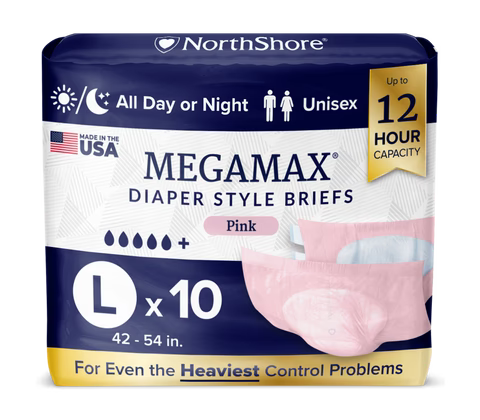 NorthShore - Megamax Tab Style Briefs - Pink