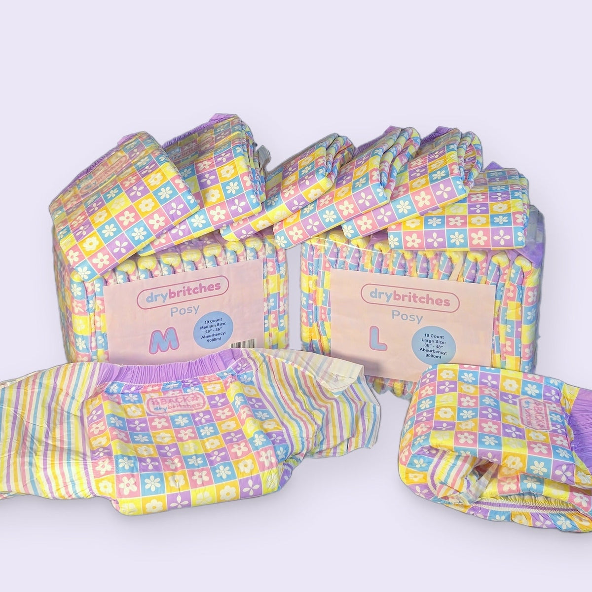 Dry Britches - Posy Adult Diapers