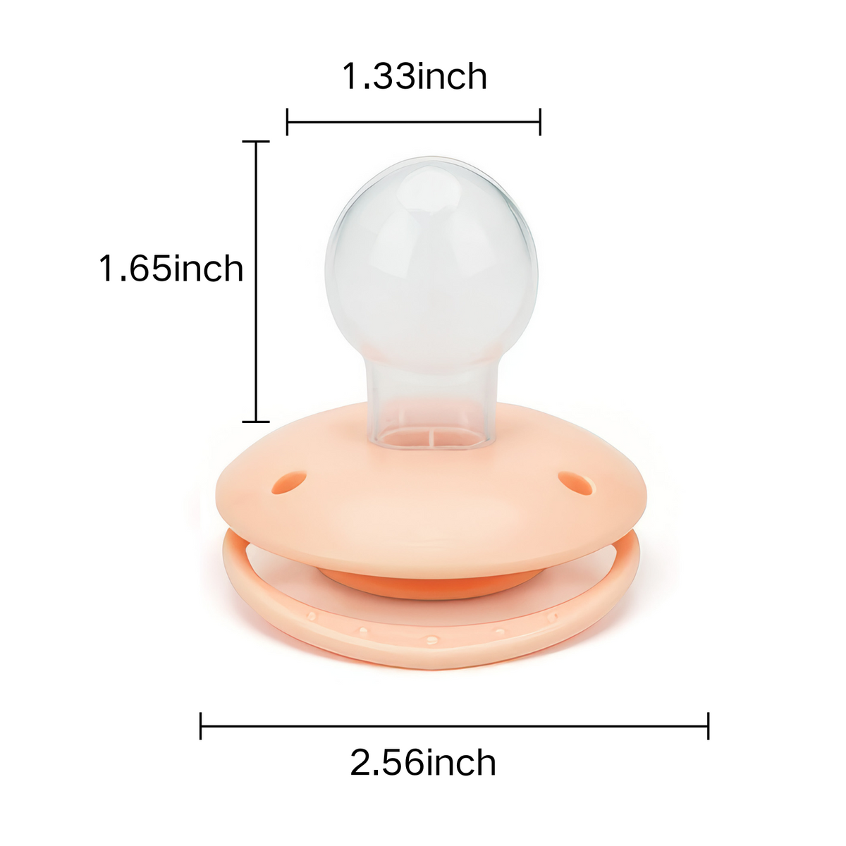 CutiePlusU - Round Adult Pacifier